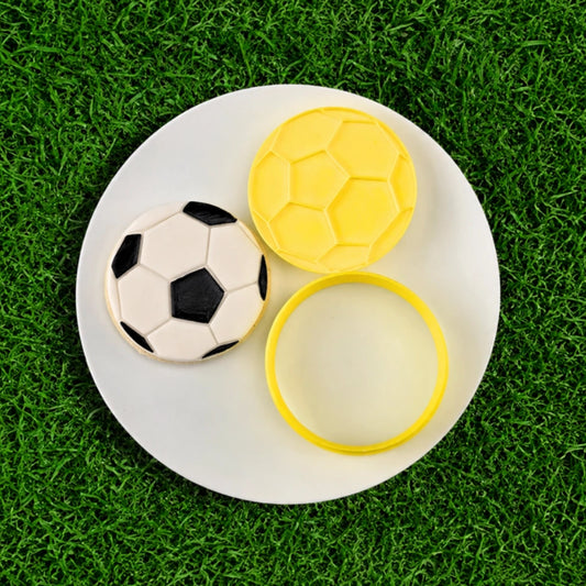 Soccer Ball Embosser - Custom Cookie Cutters