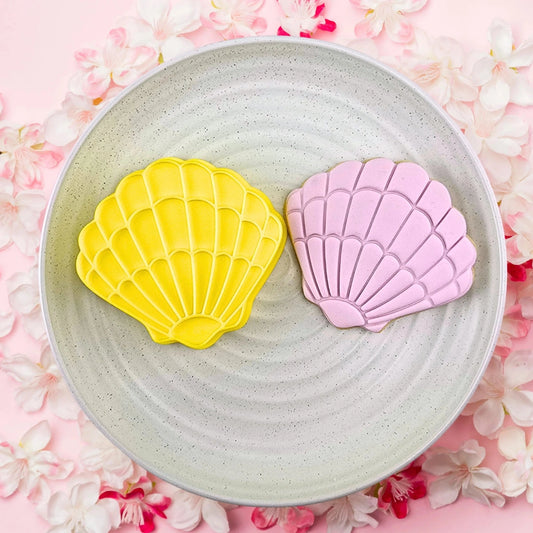 Clam Shell Embosser and Cutter Set - Custom Cookie Cutters