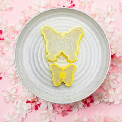 Butterfly Debosser and Cutter Set - Custom Cookie Cutters