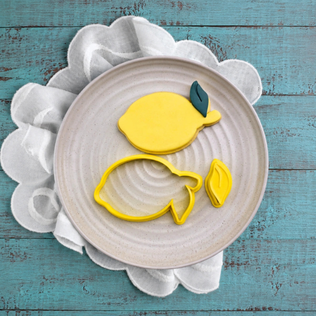 Lemon Embosser and Cutter - Custom Cookie Cutters