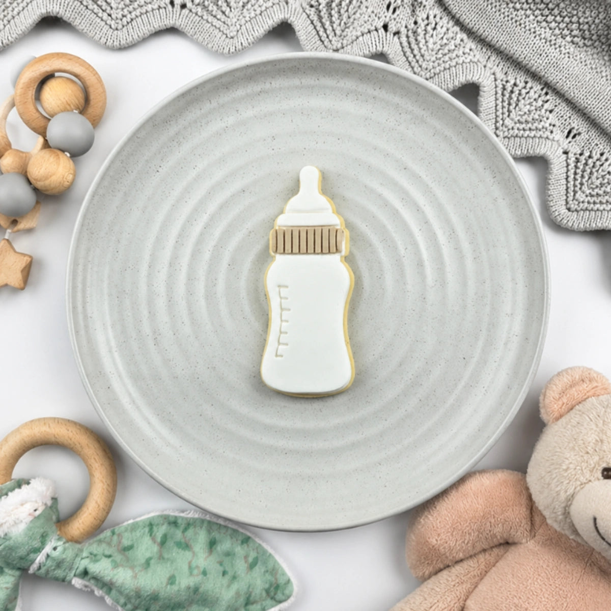 Baby Bottle Debosser and Cutter Set - Custom Cookie Cutters