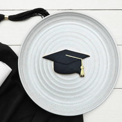 Graduation Hat Cutter and Embosser Set - Custom Cookie Cutters