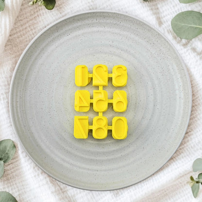 Number Stamp Set - Custom Cookie Cutters