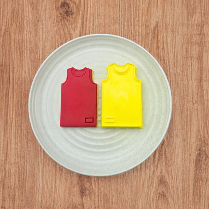 Basketball Jersey Cutter and Embosser Set - Custom Cookie Cutters
