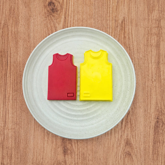 Basketball Jersey Cutter and Embosser Set - Custom Cookie Cutters