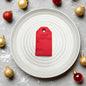 Merry Christmas Gift Tag Embosser and Cutter Set - Custom Cookie Cutters