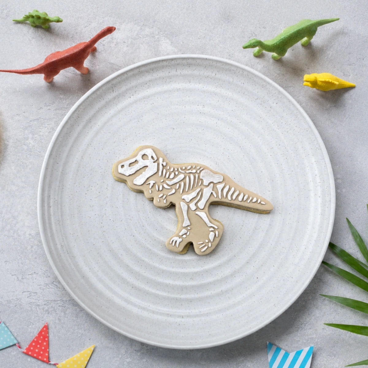 Trex Fossil Bones Debosser and Cutter - Custom Cookie Cutters
