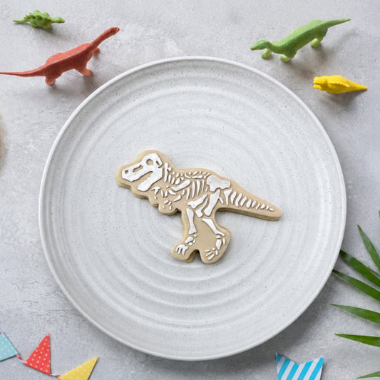 Trex Fossil Bones Debosser and Cutter - Custom Cookie Cutters