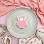 Baby Frilly Romper Debosser and Cutter Set - Custom Cookie Cutters