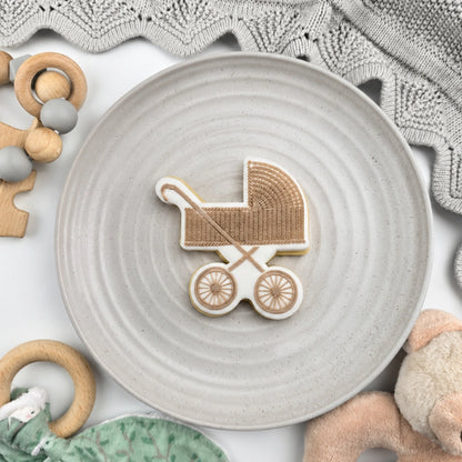 Pram Debosser and Cutter Set - Custom Cookie Cutters