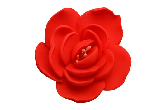 Red Small Gum Paste Jasmine No Wire - Sweet Sugar Flowers