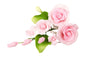 Pink Small Tea Rose Spray - Sweet Sugar Flowers