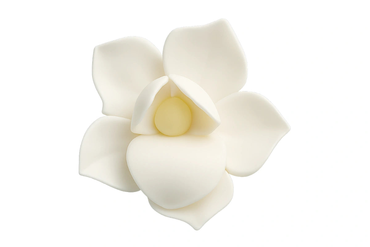 White Small Orchid No Wire - Sweet Sugar Flowers
