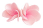 Pink Single Medium Frangipani 4cm - Sweet Sugar Flowers