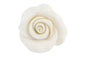 White Single Tea Rose 3cm - Sweet Sugar Flowers