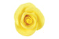 Yellow Single Tea Rose 3cm - Sweet Sugar Flowers