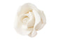 White Single Tea Rose Small - Sweet Sugar Flowers
