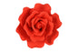 Red Single Damask Rose Medium - Sweet Sugar Flowers