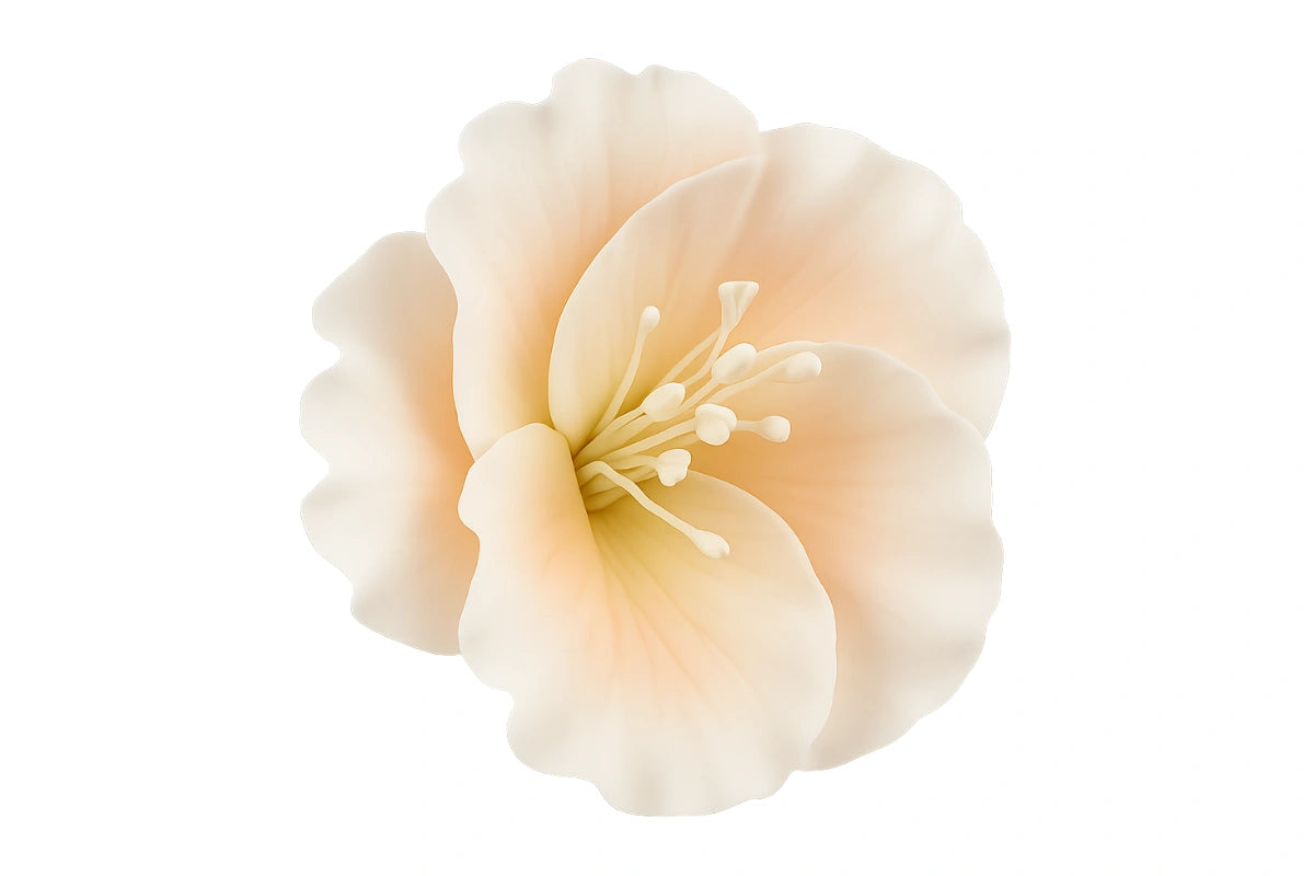 Peach Single Azalea - Sweet Sugar Flowers