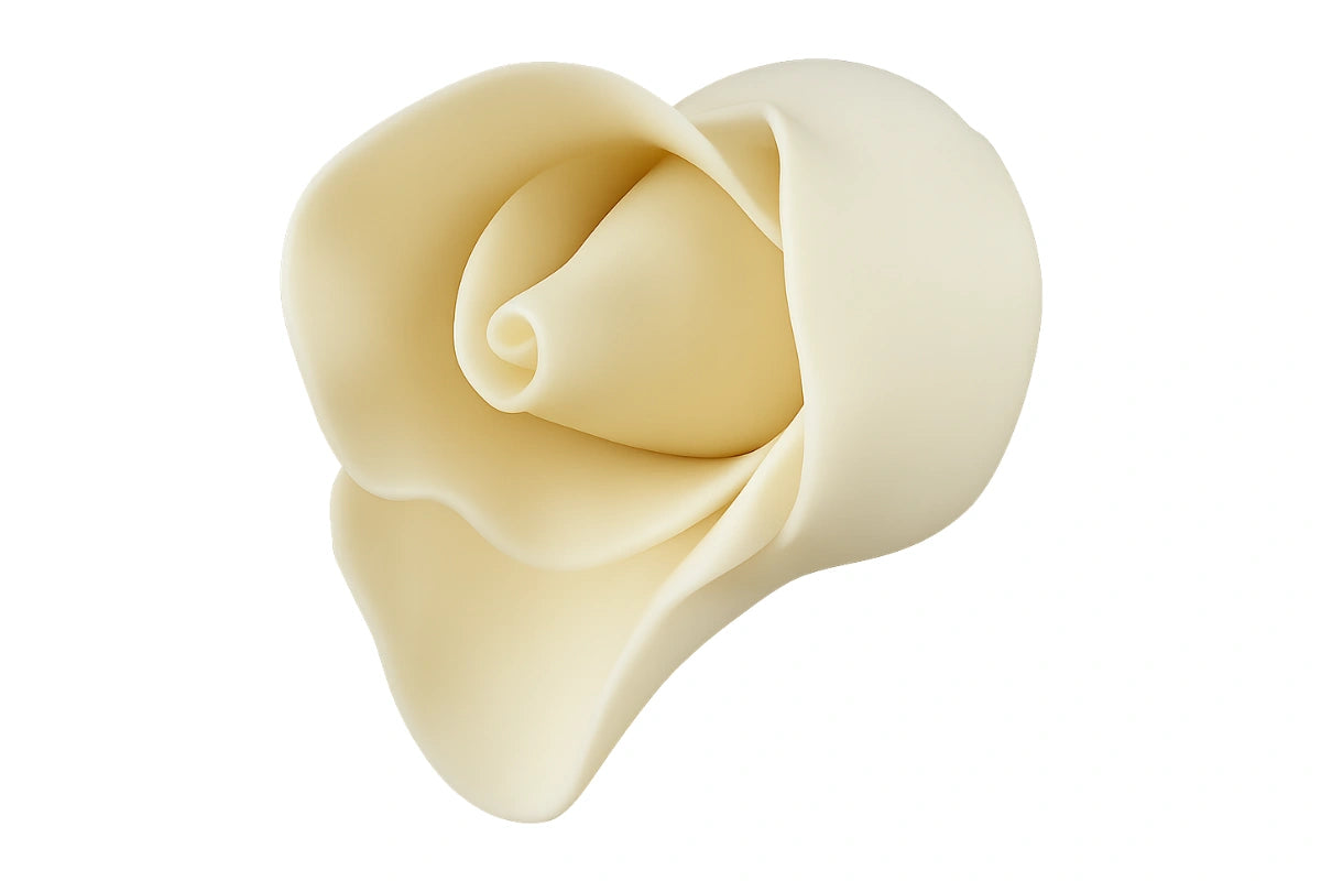 Ivory Small Single Rose - Sweet Sugar Flowers