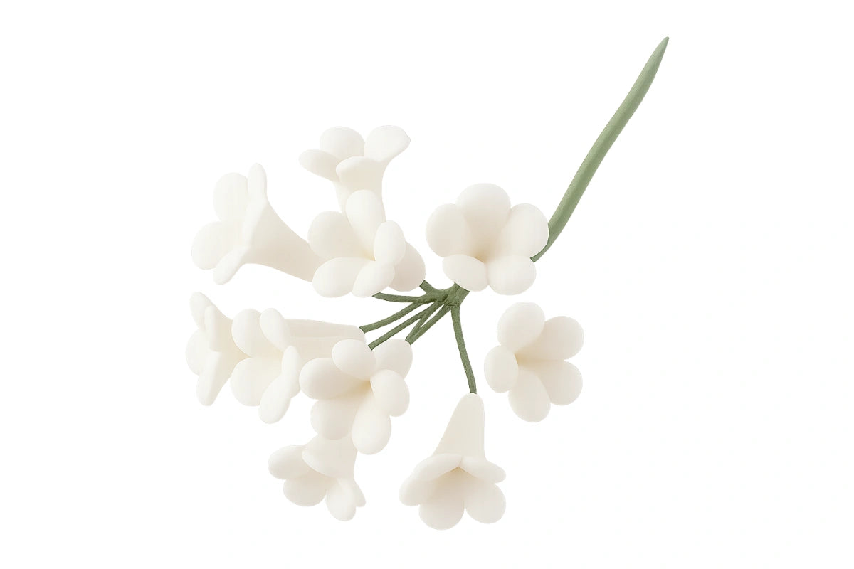 White Petite Filler Bunch - Sweet Sugar Flowers