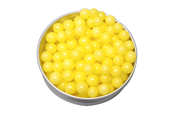 Yellow 1kg Shiny Edible Cachous Pearls 6mm - Iconic Sprinkles
