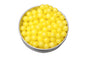 Yellow 1kg Shiny Edible Cachous Pearls 6mm - Iconic Sprinkles