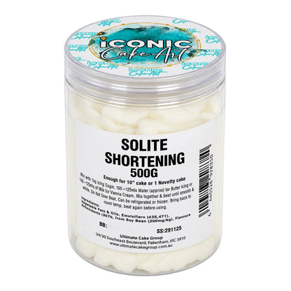 Solite Shortening - Buttercream - Butter Cream 500g - Iconic Cake Art