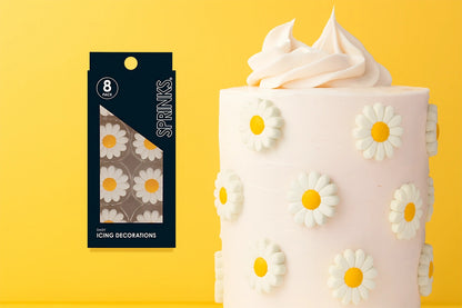Daisy Icing Decorations (8 Pack) - Sprinks