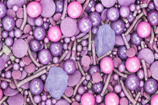 Lavender Mixed Fancy 1kg - Iconic Sprinkles