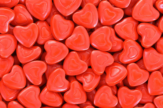 Red Double Hearts 1kg - Iconic Sprinkles