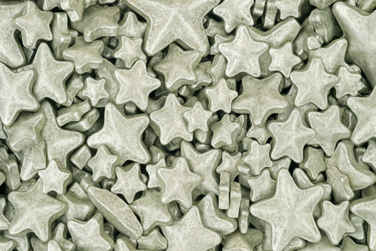 Silver Large Sky 1kg - Iconic Sprinkles