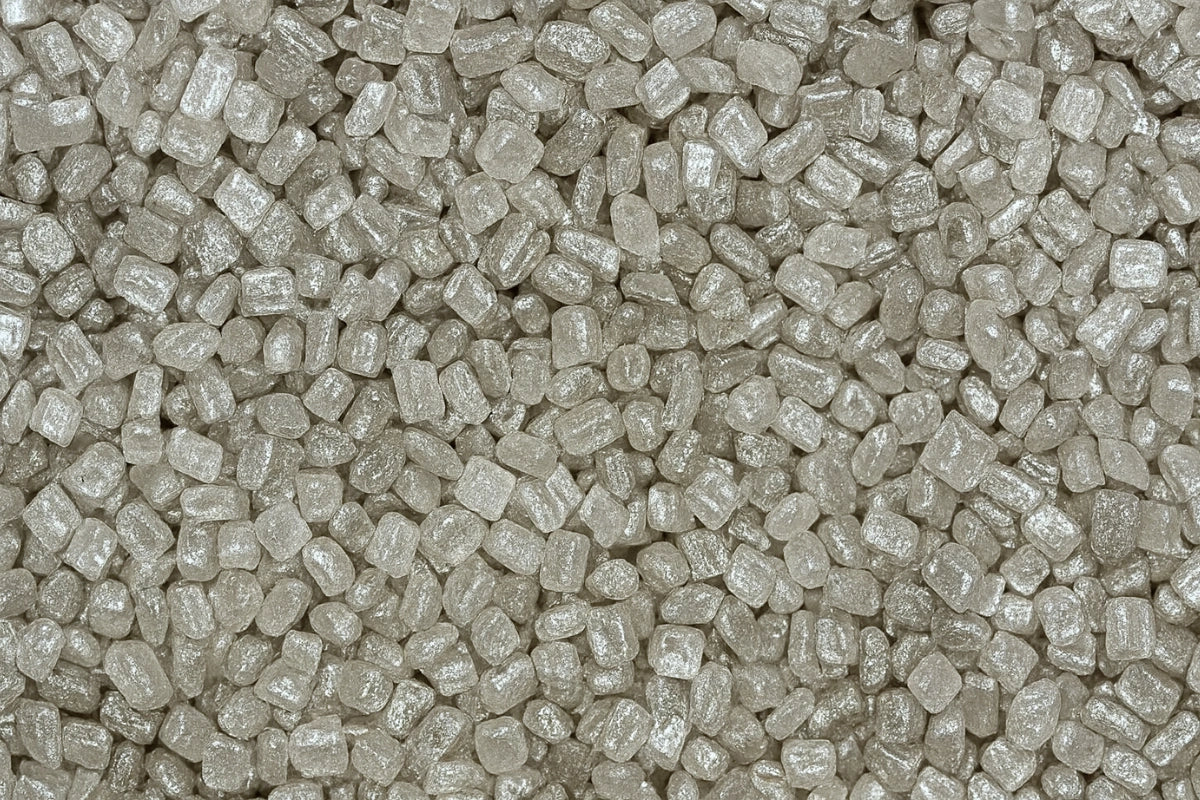 Silver Sugar Crystals Sprinkle Mix 1kg - Iconic Sprinkles