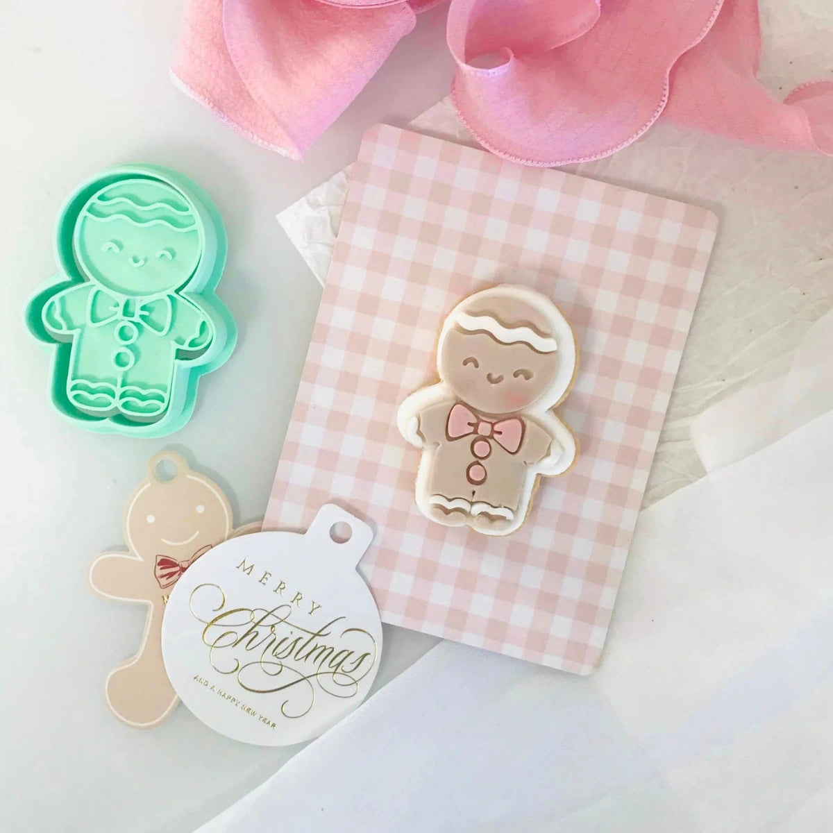 Gingerbread Man - Bento Minis Cutter Set (Sweetp) - Custom Cookie Cutters