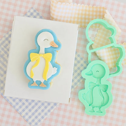 Goose with Bow Layer Set (SweetP) - Custom Cookie Cutters
