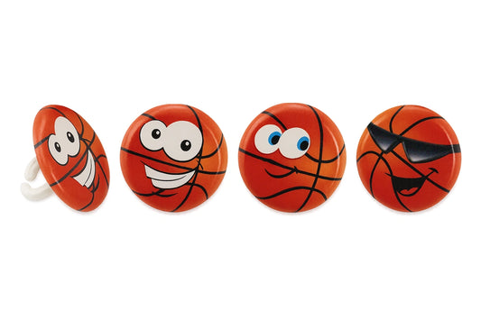 Basketball Face Rings - Bakery Crafts