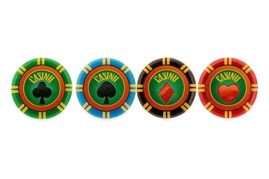 Poker Chip Casino Assorted Cupcake Rings - Bakery Crafts