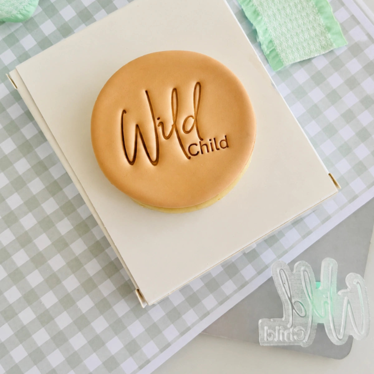 Wild Child Text Stamp (SweetP) - Custom Cookie Cutters
