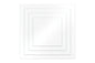 Ganache Lid Set - Square (6,8,10,12)-Sharp Edge - Cake Decorating Tools (4 Pack) - Gateau Art