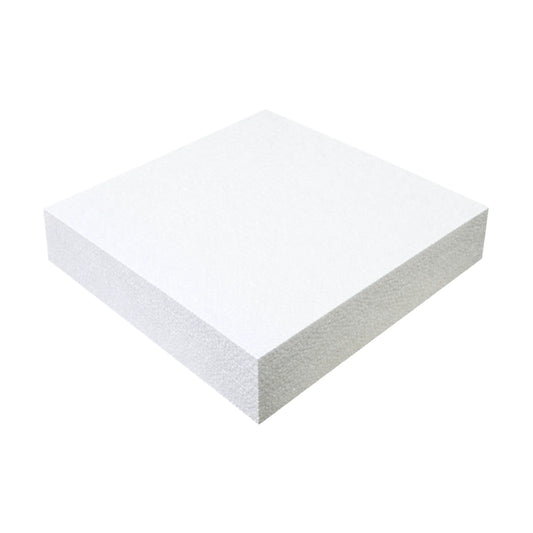 Square 18 x 3 High Polystyrene Cake Dummy - Iconic Cake Art