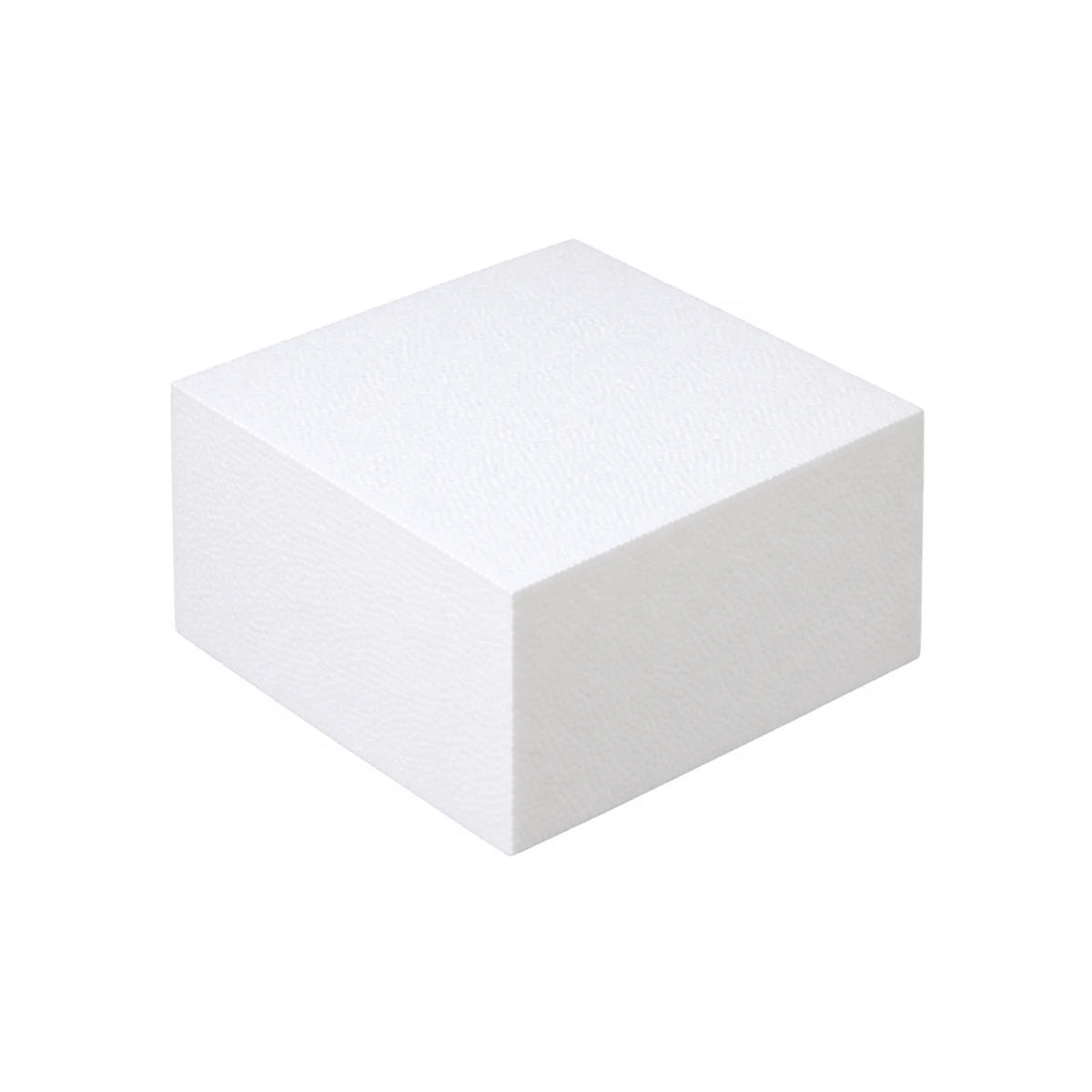 Square 8 x 4 High Polystyrene Cake Dummy - Iconic Cake Art