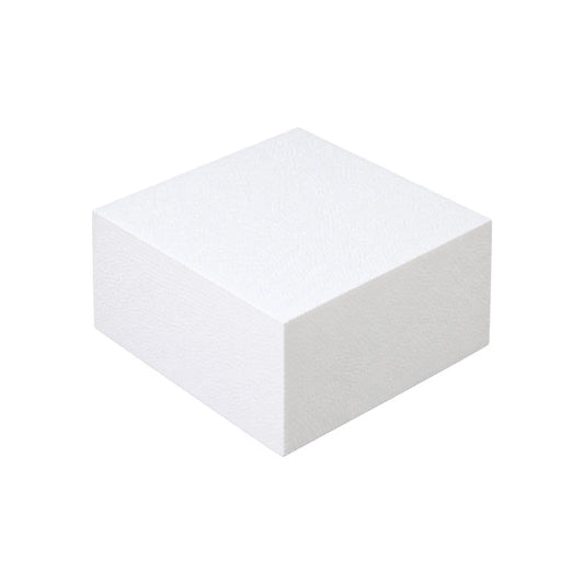 Square 9 x 4 High Polystyrene Cake Dummy - Iconic Cake Art