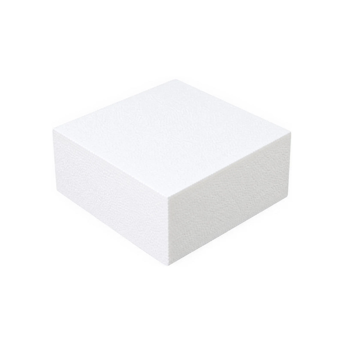 Square 10 x 4 High Polystyrene Cake Dummy - Iconic Cake Art