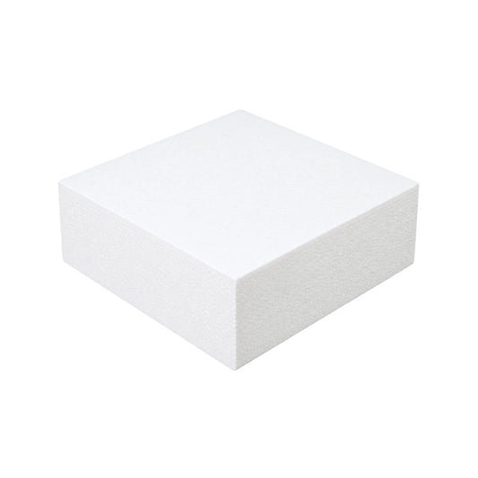 Square 12 x 4 High Polystyrene Cake Dummy - Iconic Cake Art