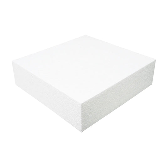 Square 14 x 4 High Polystyrene Cake Dummy - Iconic Cake Art