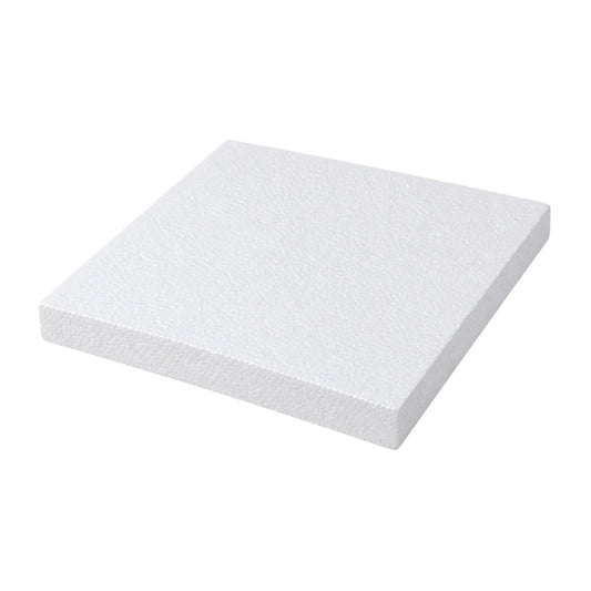 Square 12 x 1 High Polystyrene Cake Dummy - Iconic Cake Art