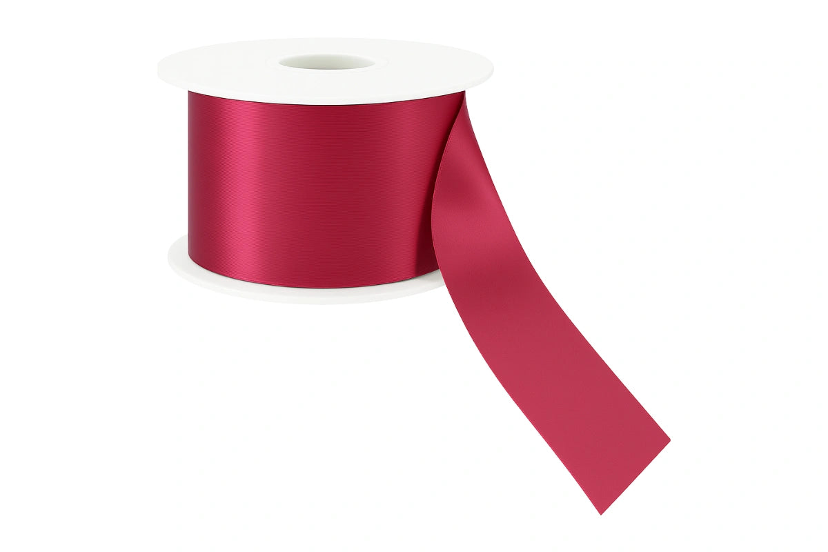Antique Rose Satin Ribbon Double Sided 25mm - My Dream Cake