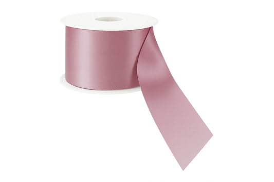 Pink Dusty Satin Ribbon Double Sided 38mm - My Dream Cake