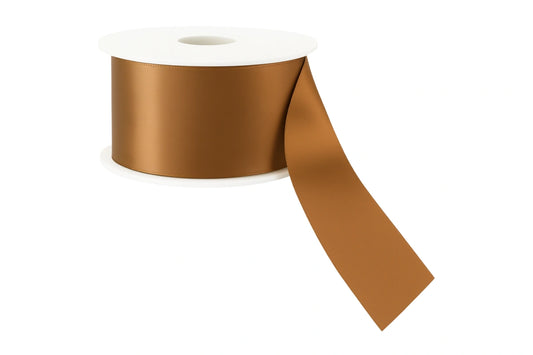 Latte Satin Ribbon Double Sided 25mm - My Dream Cake