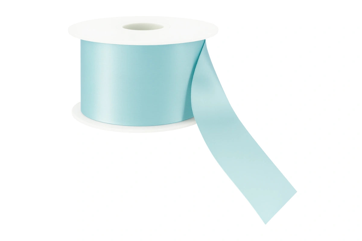 Light Blue Satin Ribbon Double Sided 25mm - My Dream Cake
